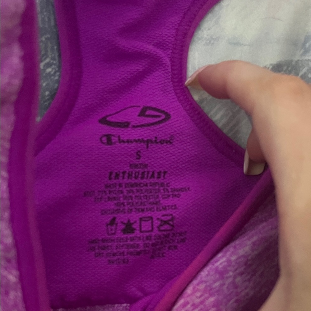 Nike Purple Sports Bra - Picture 2 of 8